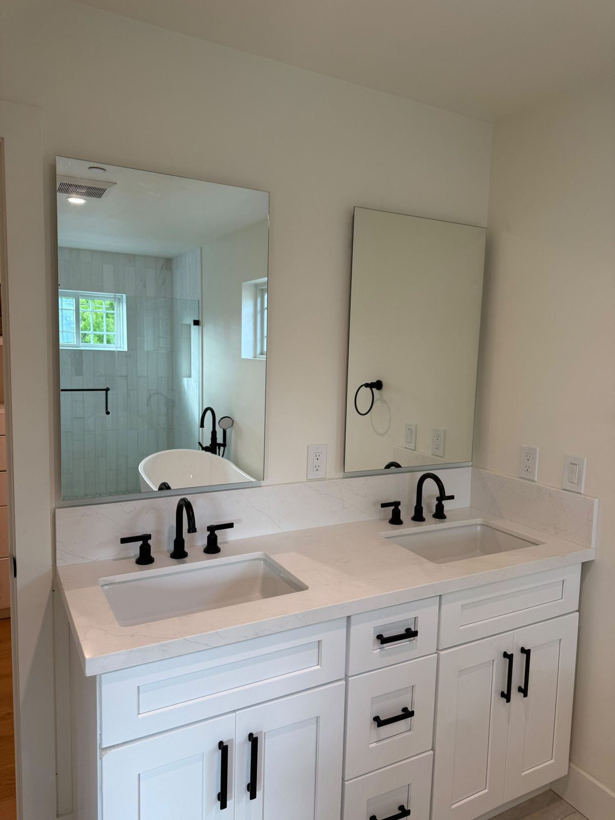 Bathroom cleaned by GlowHaus Cleaning Service