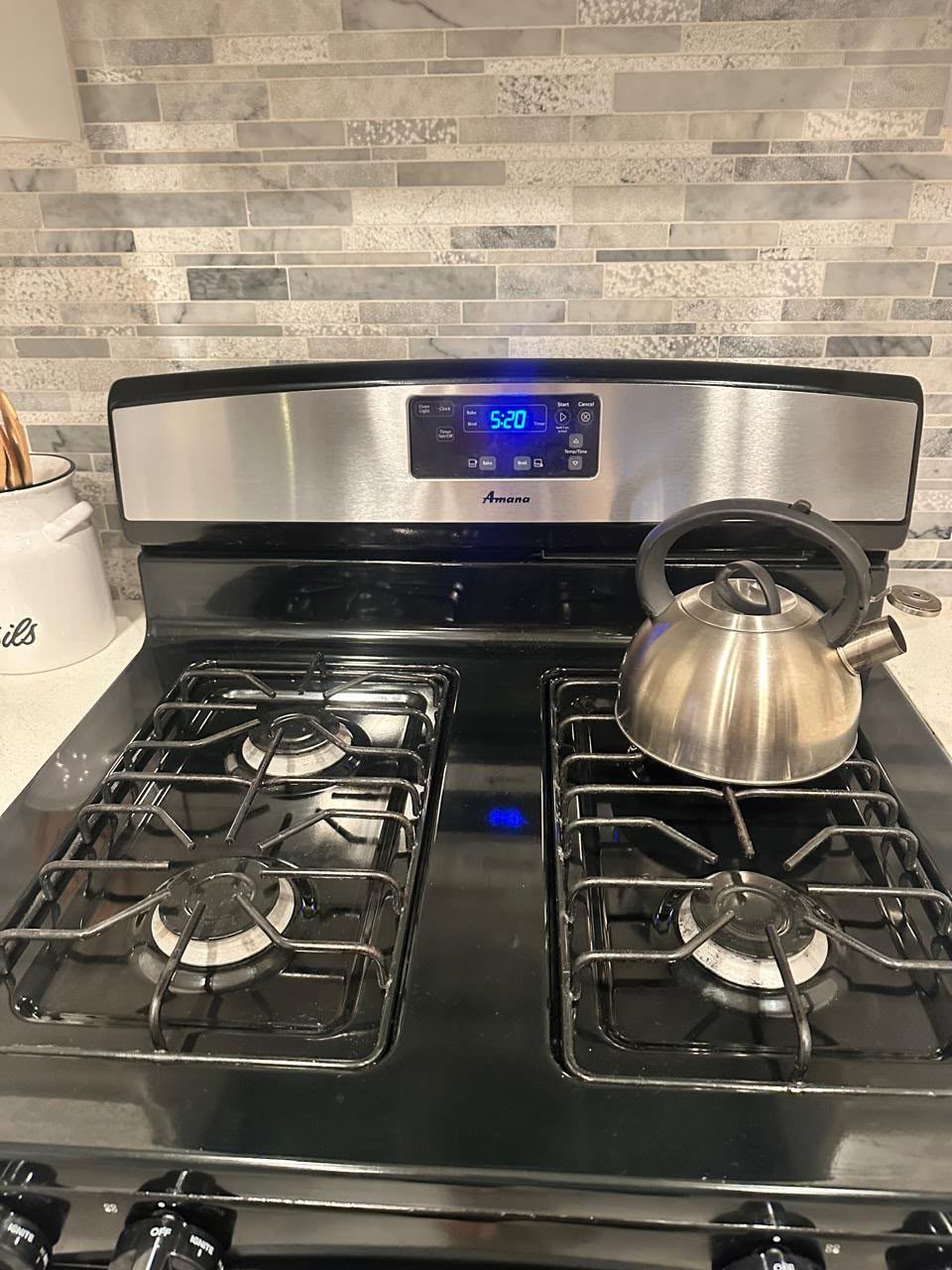 Kitchen cleaned by GlowHaus Cleaning Service